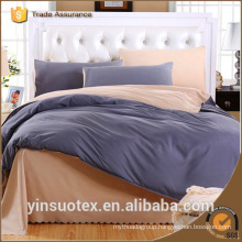 Luxury design 80-120GSM reactive printed custom solid color bedding set